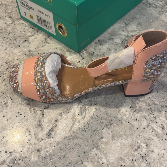J.Renee Women's Pebble Beach Sandals - Pastel Multi - Picture 2 of 5